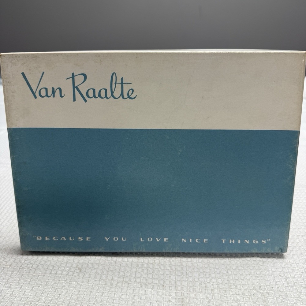 3 Pairs Vtg 50s VAN RAALTE Mirage Drama 8.5 Nylon Hose Stockings Seams New 1 Box